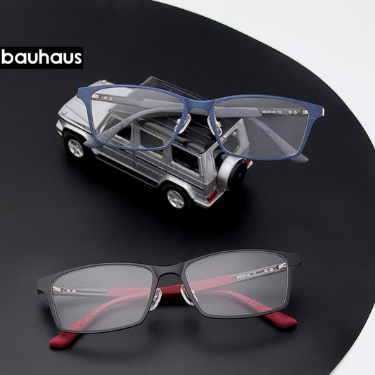 PCL993 Men's Ultra-Light Aluminum Frame Glasses Customizable Prescription Blue Light Blocking High-Quality Eyewear