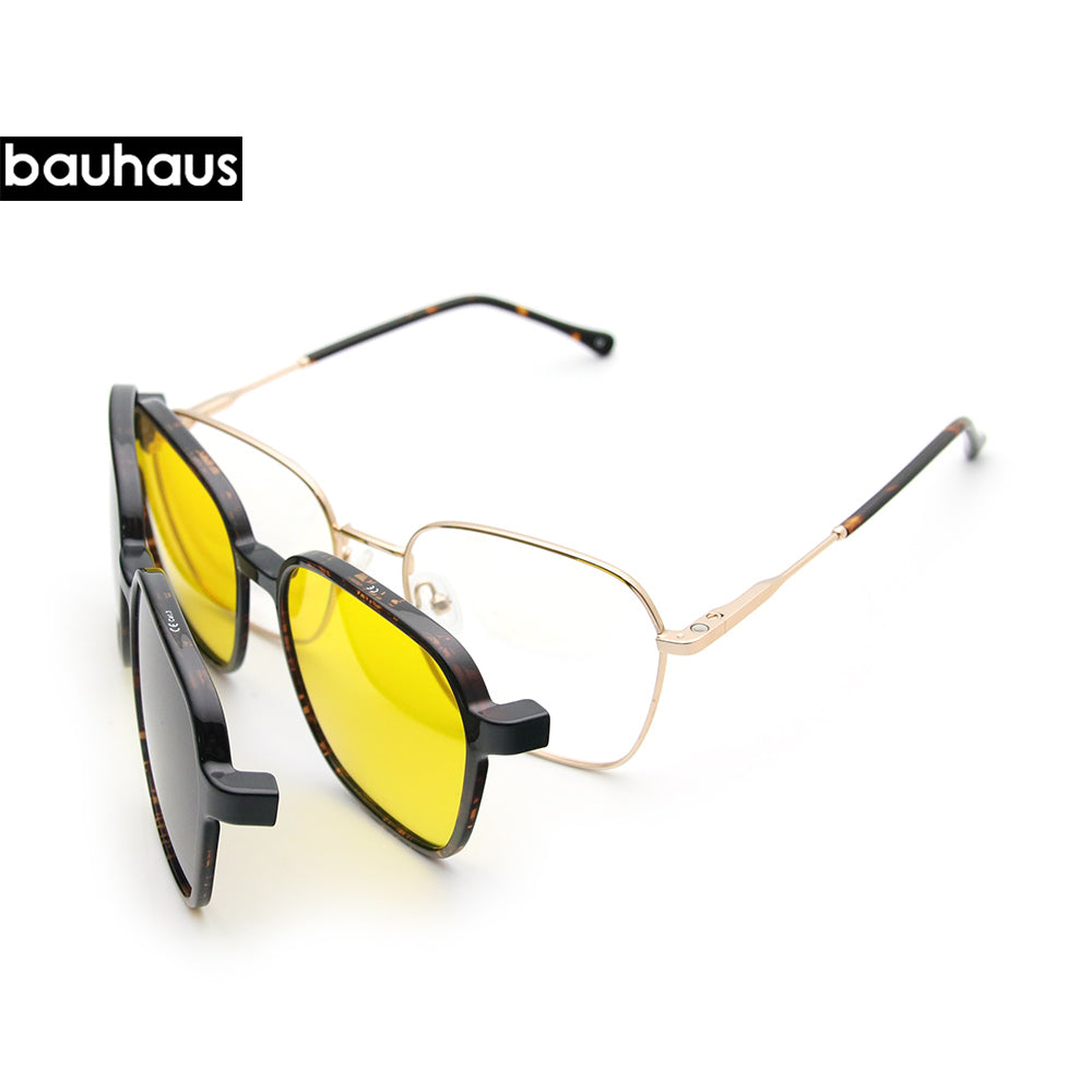 X209 Fashion Comfortable Magnet Eyeglasses Ultra Light Vintage Square Eyewear Prescription Glasses Frame For Men Women