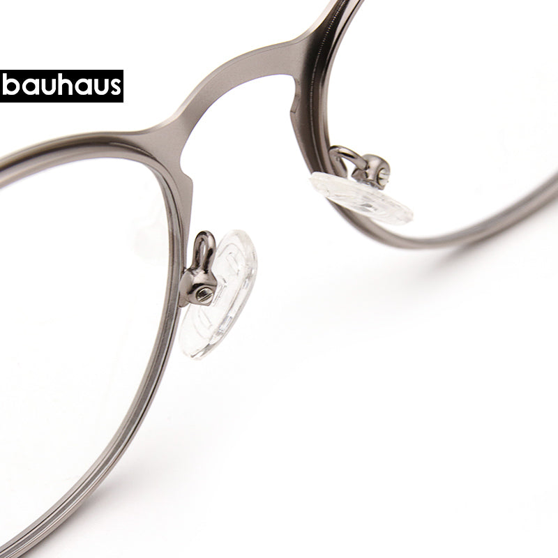 X106 bauhaus metal magnet frame glasses for man or women
