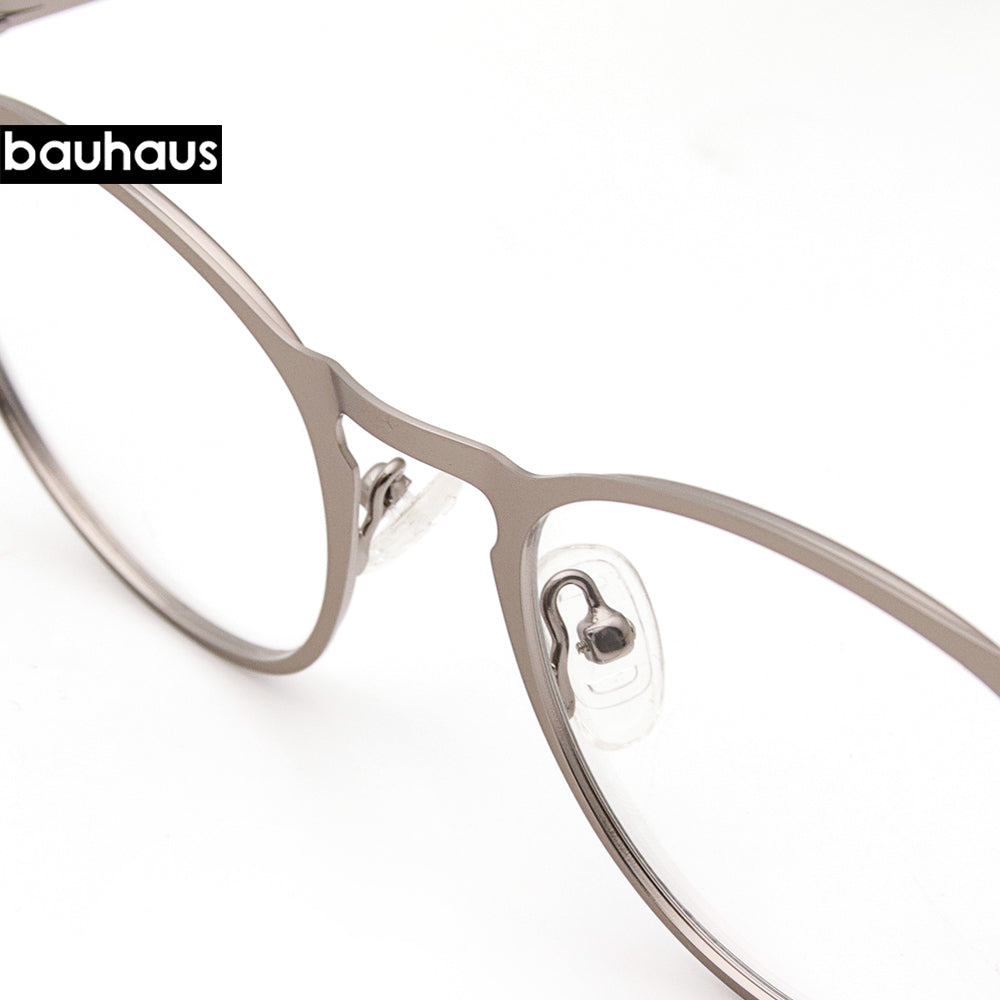X106 bauhaus metal magnet frame glasses for man or women