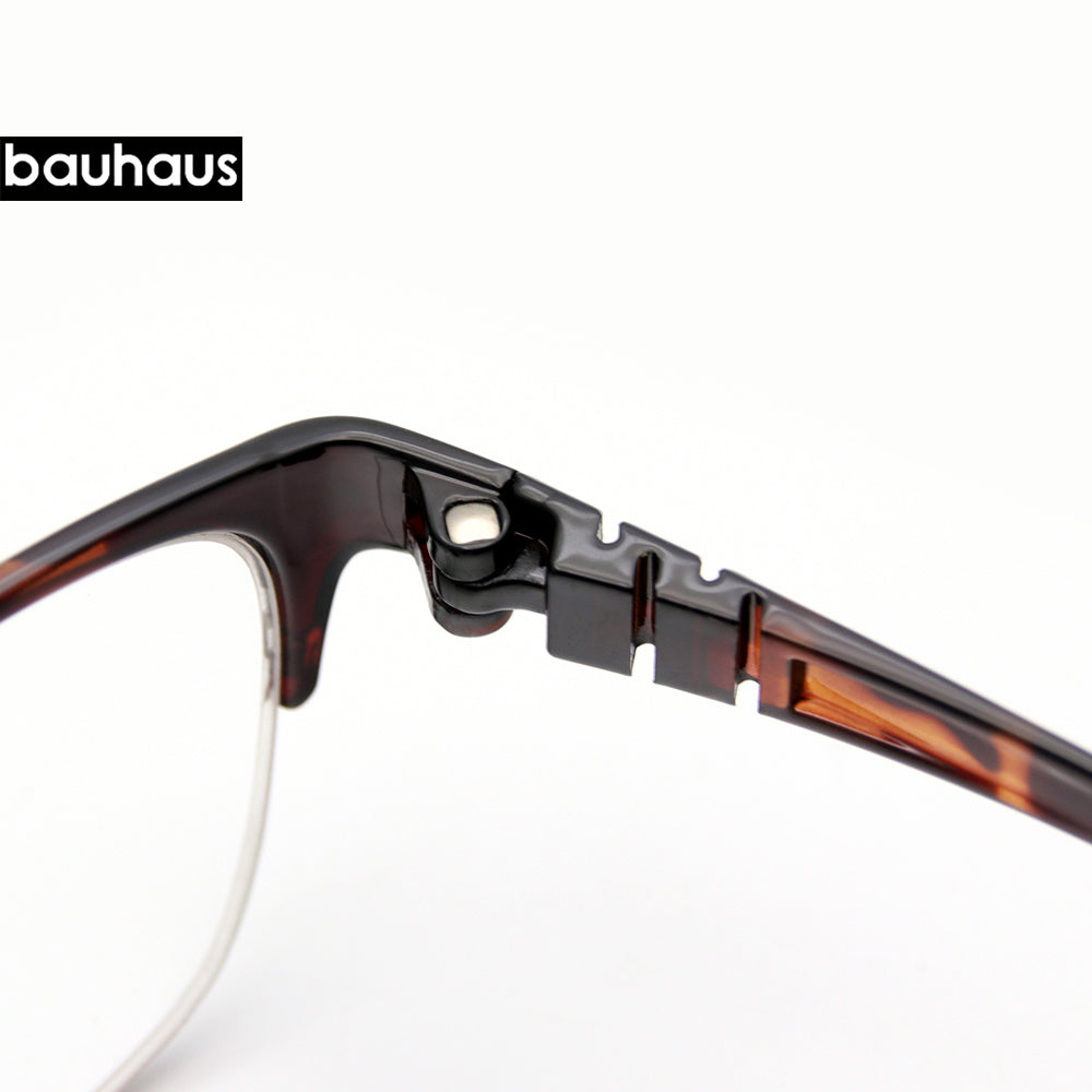 2082 lassic Business Eyeglasses Men Fashion Glasses Frames Myopia Half Rimless Optical Eyeglasses Frame Brand
