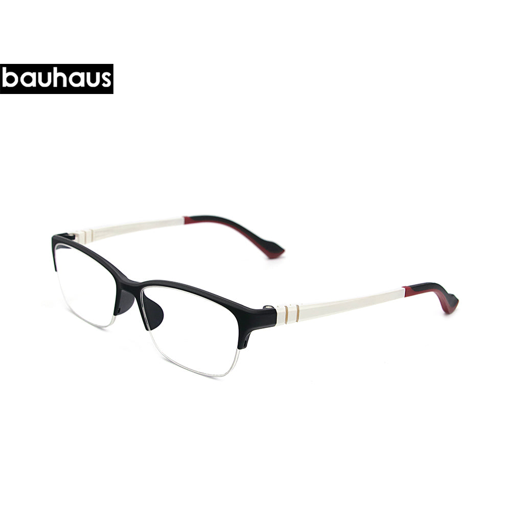 2082 lassic Business Eyeglasses Men Fashion Glasses Frames Myopia Half Rimless Optical Eyeglasses Frame Brand
