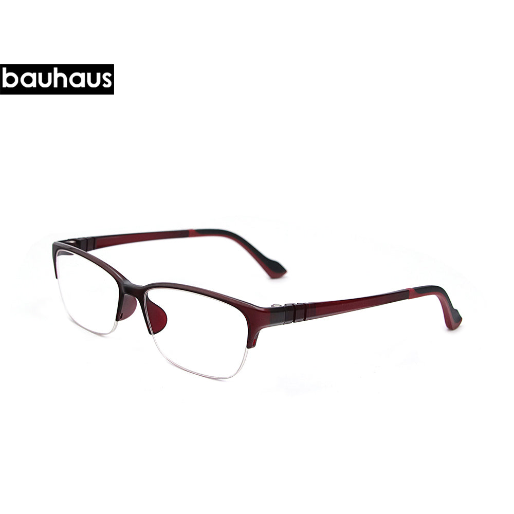 2082 lassic Business Eyeglasses Men Fashion Glasses Frames Myopia Half Rimless Optical Eyeglasses Frame Brand