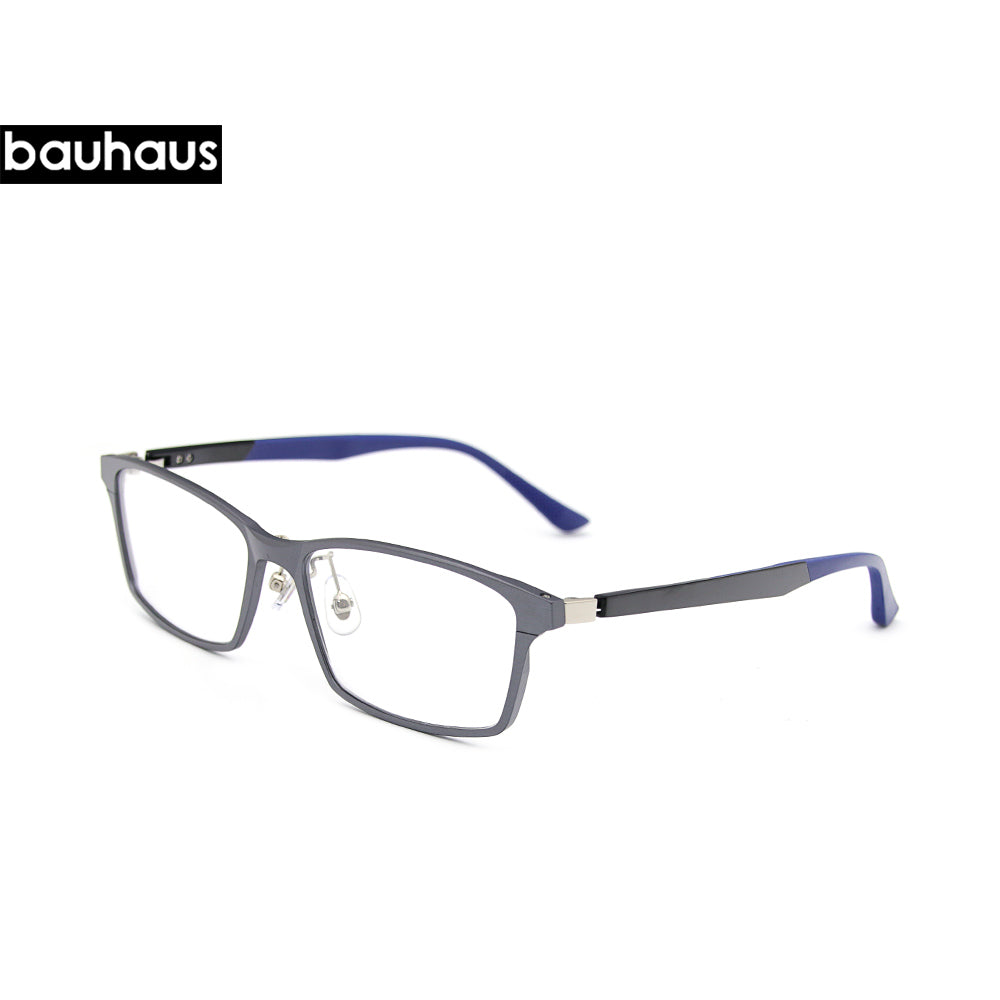 PCL993 Men's Ultra-Light Aluminum Frame Glasses Customizable Prescription Blue Light Blocking High-Quality Eyewear