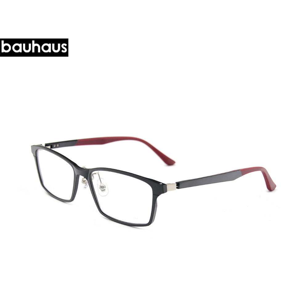PCL993 Men's Ultra-Light Aluminum Frame Glasses Customizable Prescription Blue Light Blocking High-Quality Eyewear