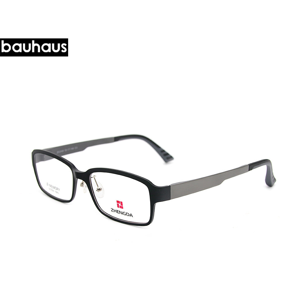 2000 Ultra Light Fashion TR90 Super Flexible Pure Titanium Comfortable Square Optical Prescription Glasses Frame Men