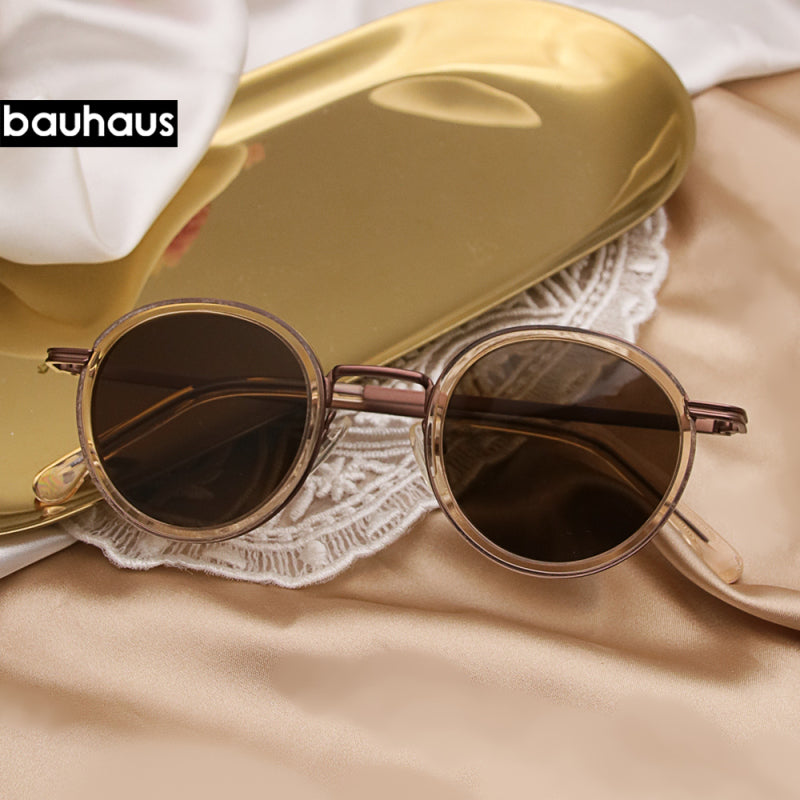 0741 Designer Acetate&Metal Retro SunGlasses UV400