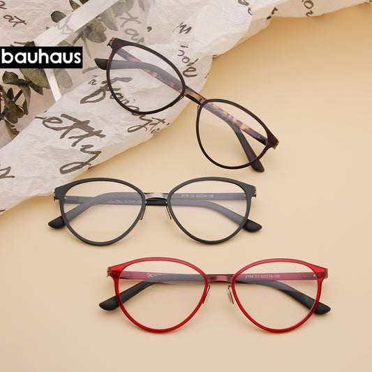 2176 Fashion Women Eyewear Retro Myopia Men Eyeglasses Frame Universal Glasses