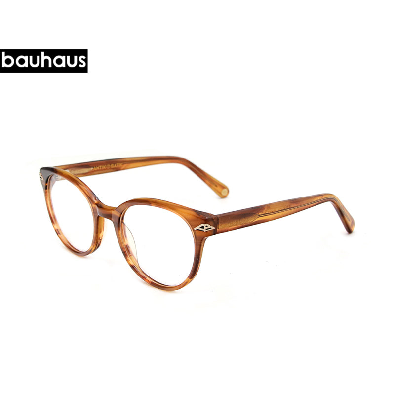 AB1032 France Design Acetate Round Glasses Retro Frames