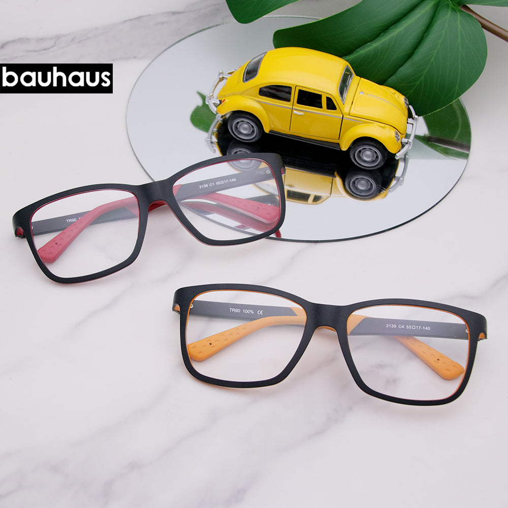 2139 BAUHAUS Ultem Glasses Frame Men Retro Square Prescription Eyeglasses Women Vintage Myopia Optical Eyewea