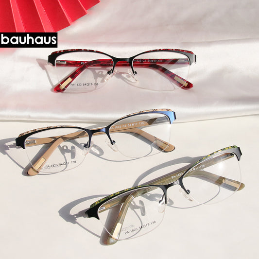 PA-1823 Vintage Metal Glasses Frames Men Women Optical Fashion Computer Glasses