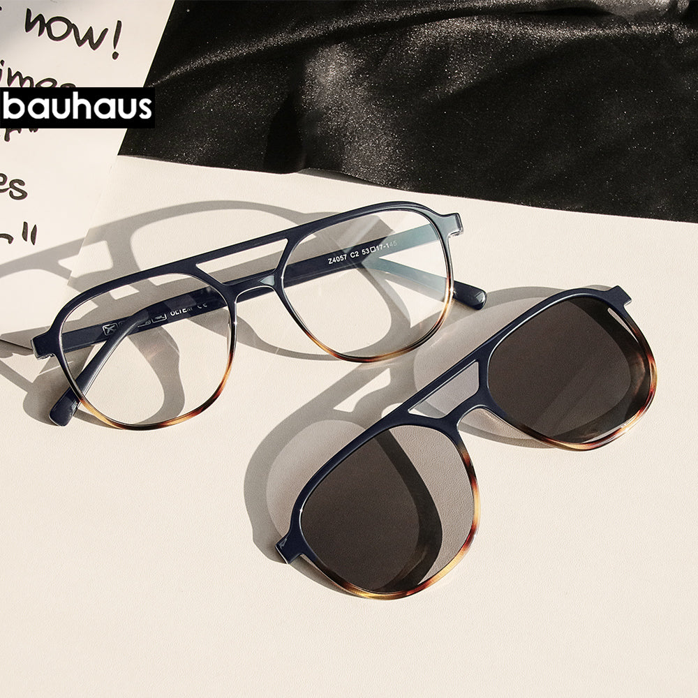 Z4057 Polarized Sunglasses Men Women Magnetic Clip On Glasses Optical Prescription Eyewear Frames Eyeglasses