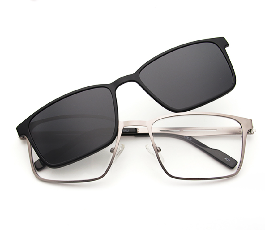 X105 Magnet Sunglasses metal optical frame Men