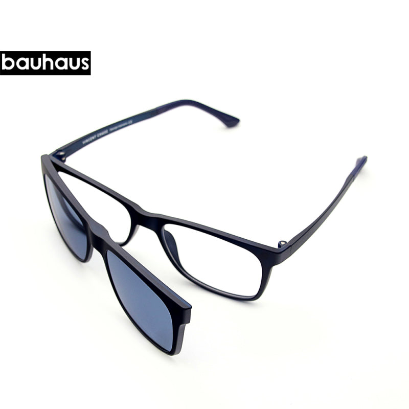 VC E11415 Polarized Sunglasses Magnet Square Frames