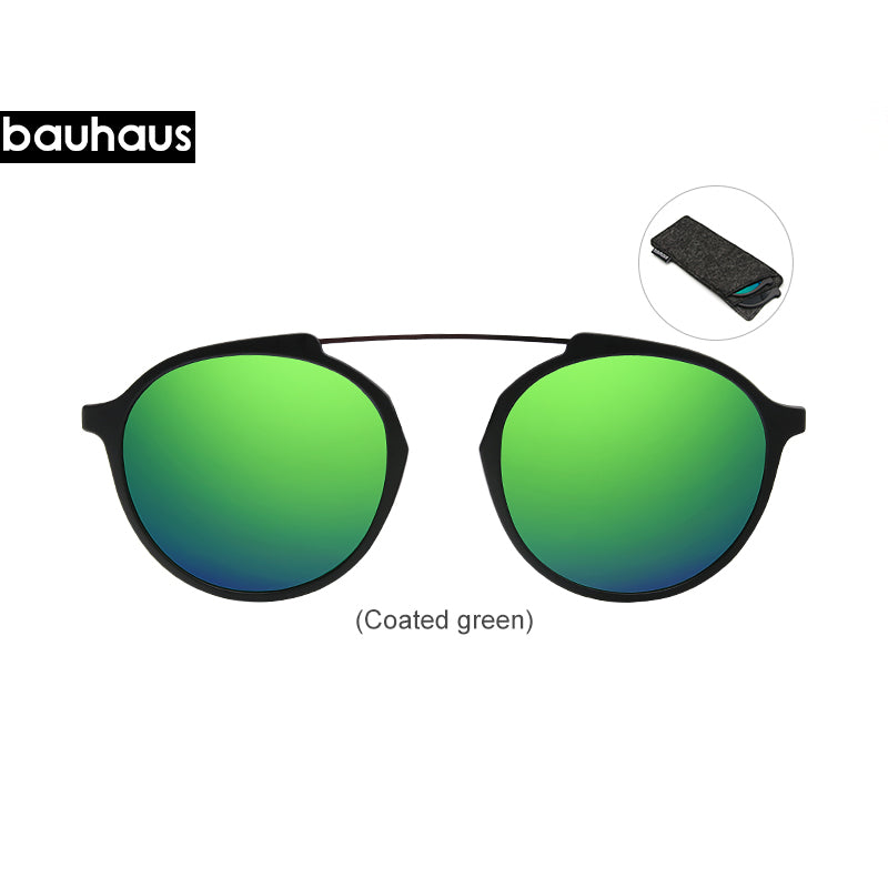 X3176 Bauhaus Double bridge Polarized Magnetic Polarized Sunglasses five color fashion Optical ULTEM Eyewear