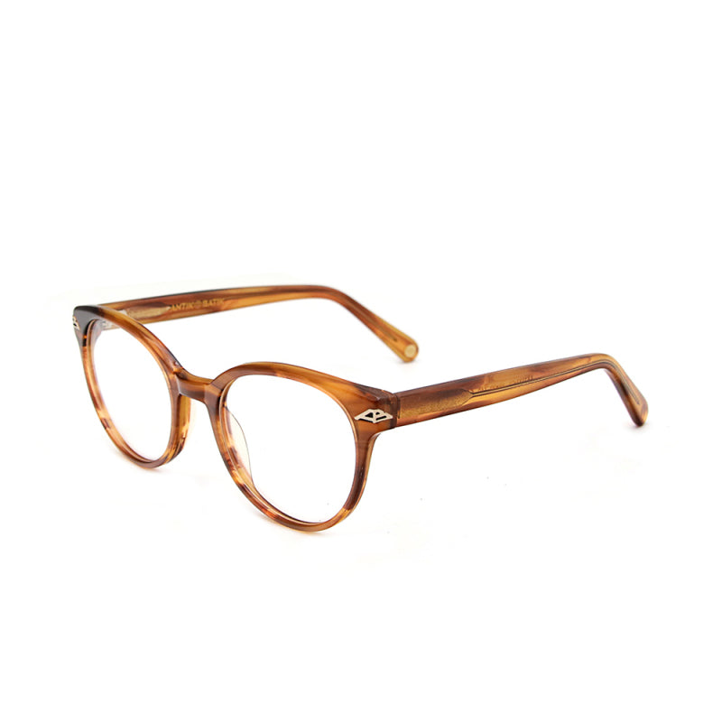 AB1032 France Design Acetate Round Glasses Retro Frames