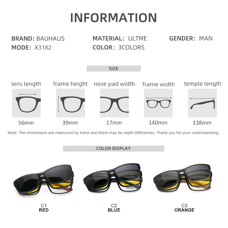 X3182 Sport Style Magnetic Glasses sunglasses Polarized