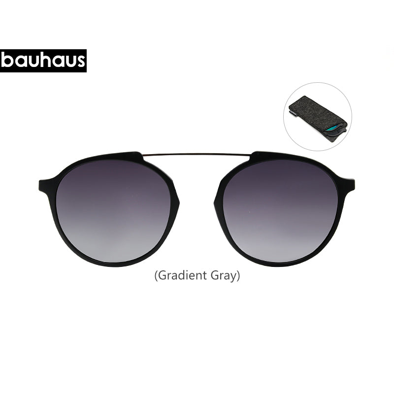 X3176 Bauhaus Double bridge Polarized Magnetic Polarized Sunglasses five color fashion Optical ULTEM Eyewear