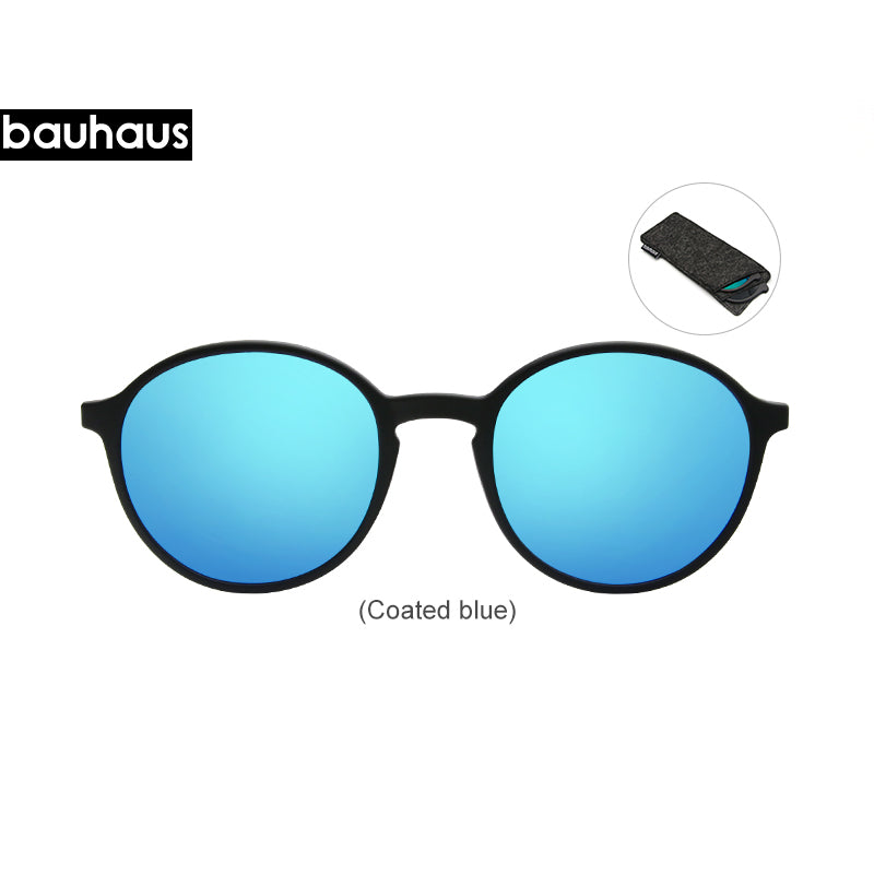 X3176 Bauhaus Double bridge Polarized Magnetic Polarized Sunglasses five color fashion Optical ULTEM Eyewear