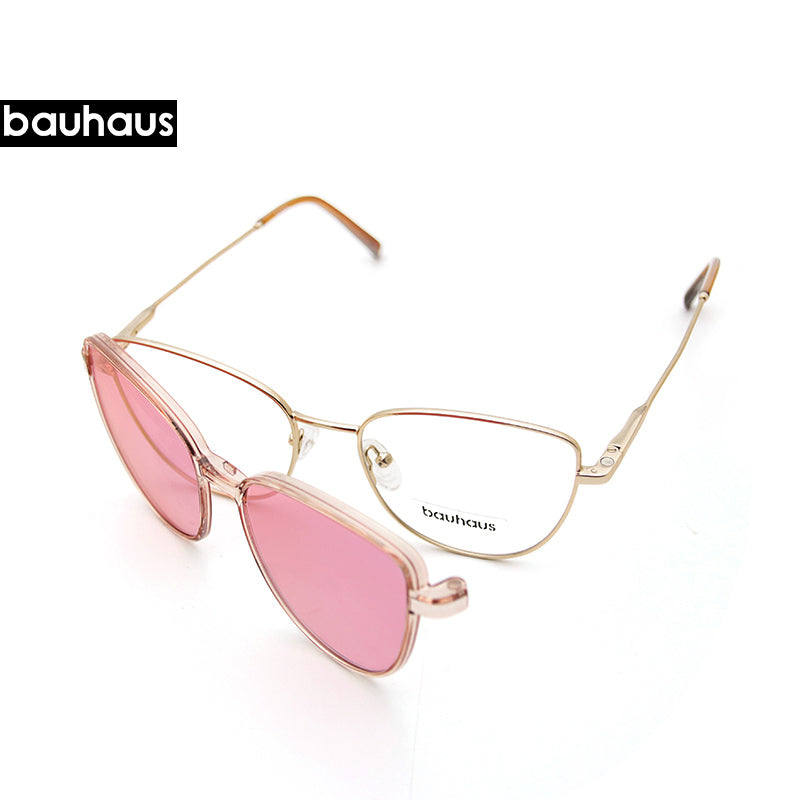 X102 Vogue Cat Eye Sunglasses Magnet Clip On Eyewear