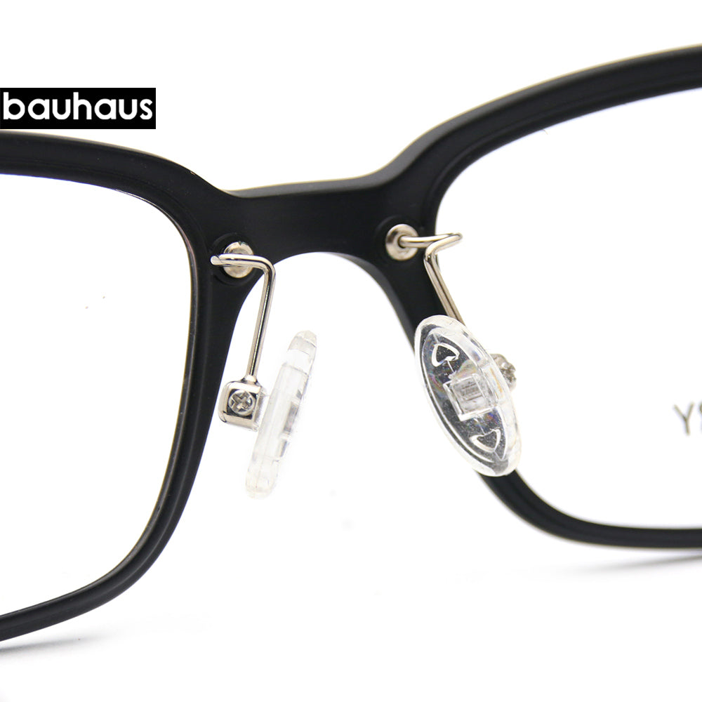 2000 Ultra Light Fashion TR90 Super Flexible Pure Titanium Comfortable Square Optical Prescription Glasses Frame Men