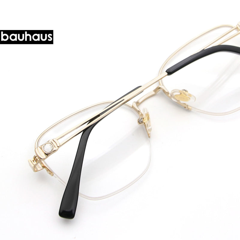 OS12795 half rim frames Glasses Metal material