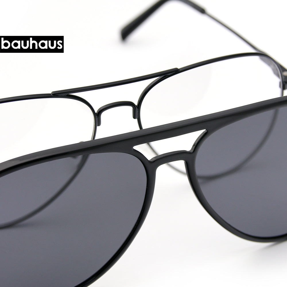 X207 Sunglasses for Men Polarized Sun Glasses Travel Eyewears Classic Pilot Goggle with UV 400 Protection