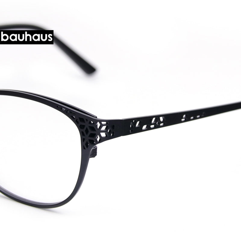 LA049 Glasses Frame women Cat Eye Hollow Out Prescription Eyeglasses Myopia Optical Frames