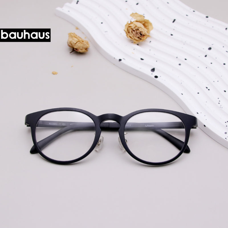 AU2001-T Fashion Round Glasses Non-Prescription Eyewear Computer Eyeglasses for Men Or Women