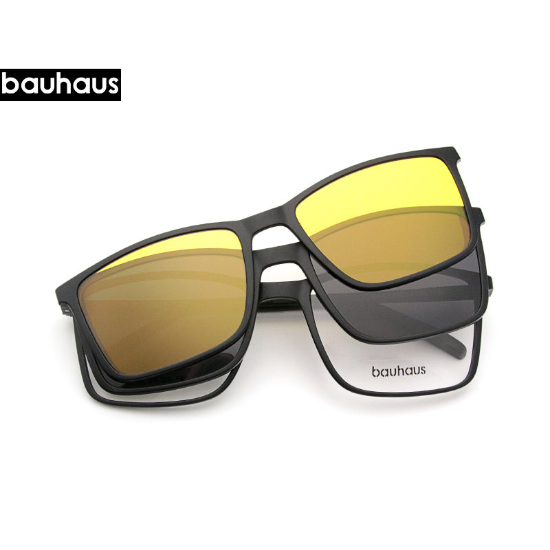 X3180 Square Magnet Polarized Sunglasses Clip Sunglasses Colorful