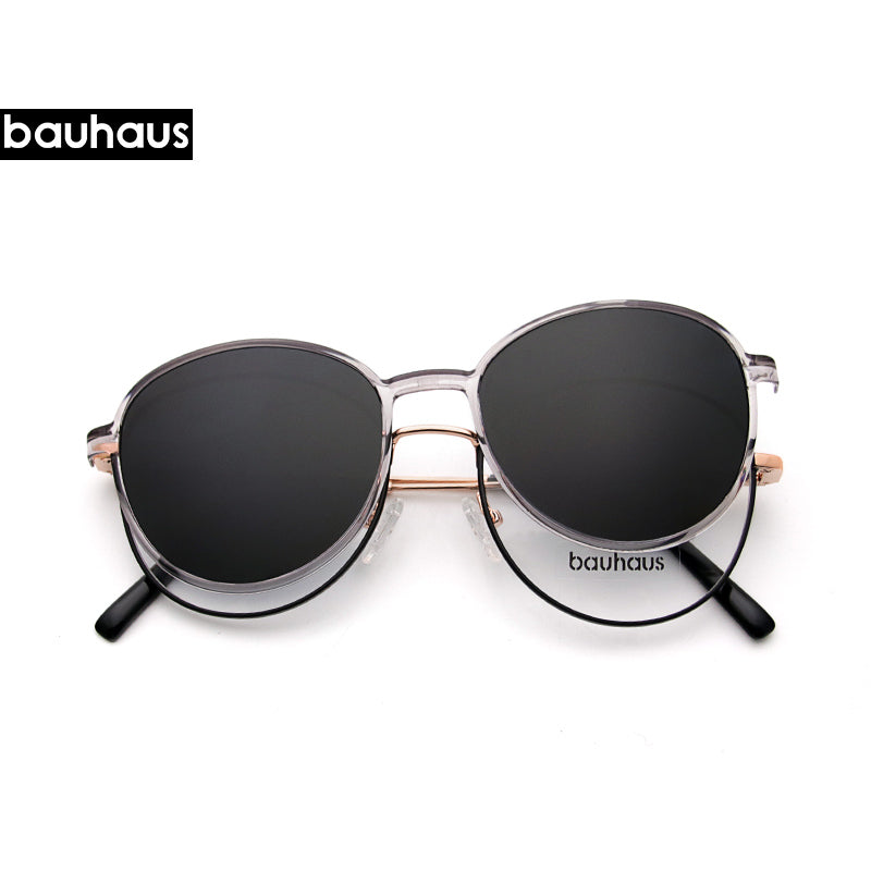 X103 Retro Round metal frames Magnet polarized UV400