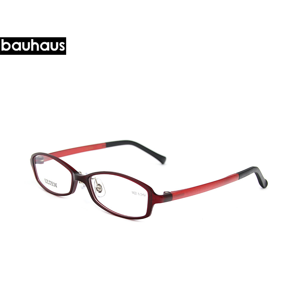 UL-5019 Men Women Rectangular Eyeglasses Plastic ULTEM Flexible Full Rim Glasses Frame