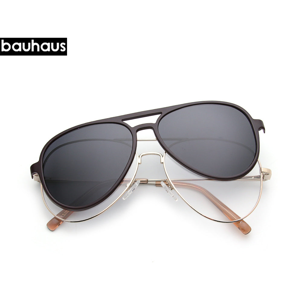 X207 Sunglasses for Men Polarized Sun Glasses Travel Eyewears Classic Pilot Goggle with UV 400 Protection