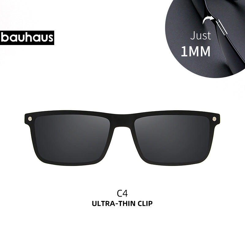 X3178 2 in 1 clip on sunglasses Bauhaus Design