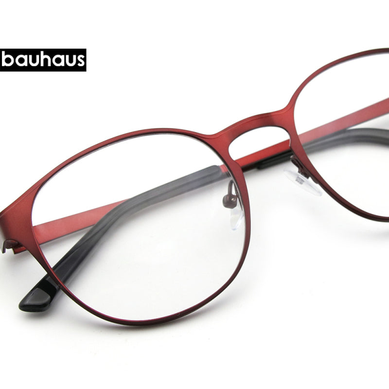 LA053 Round Eyeglasses Frame Oversized Optical Glasses