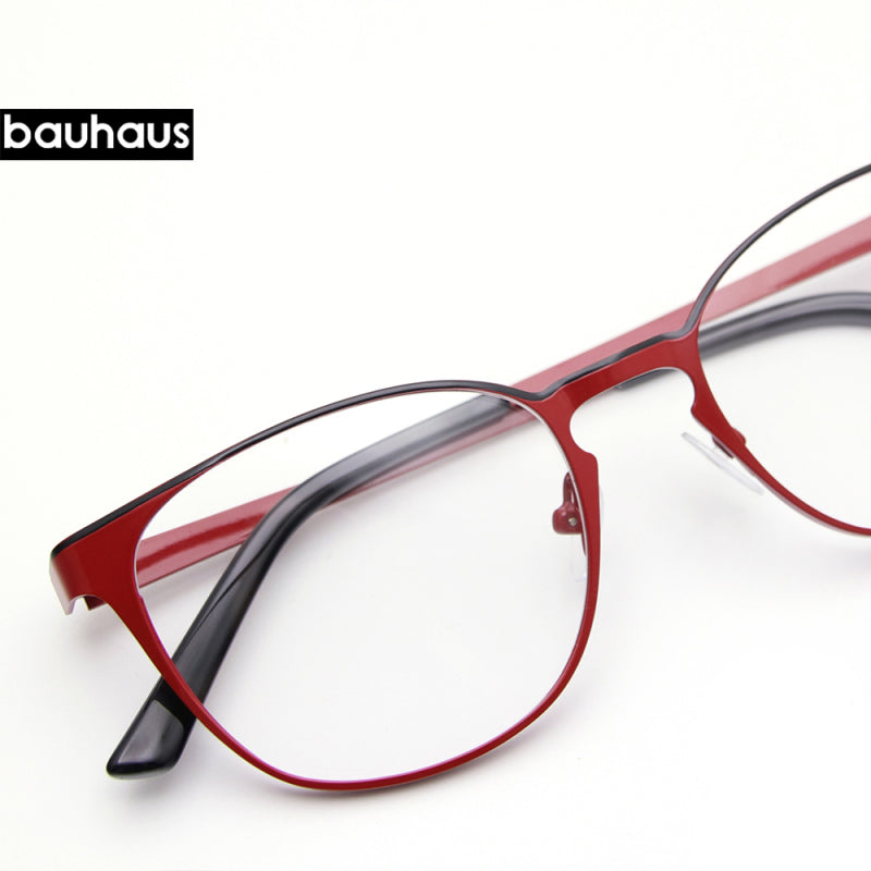 LA057 metal Optical Glasses Frame Fashion Square Eyewear Ultralight Metal Non-Prescription Eyeglasses